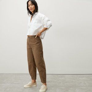Everlane Fatigue Barrel Pant Size 6 Brown Walnut